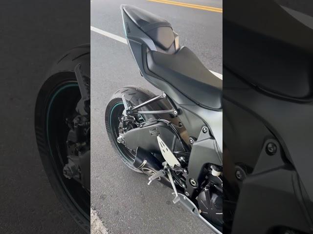 2025 ZX-6R M4 SLIP ON EXHAUST. #2025 #m4exhaust #kawasaki #fastlanegang #florida #viralreels