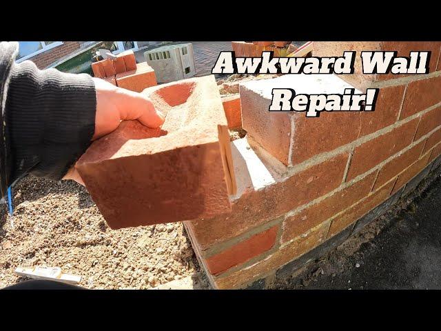 How I Repaired a Garden Wall!