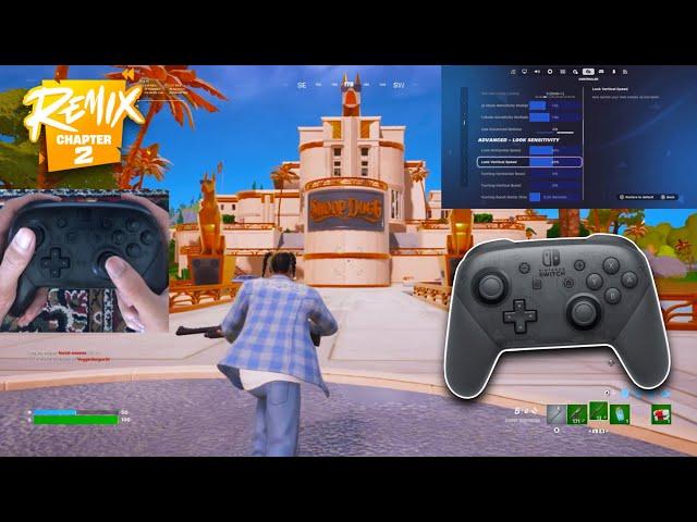 Nintendo Switch Fortnite Chapter 2 Remix Handcam Gameplay + BEST SWITCH SETTINGS