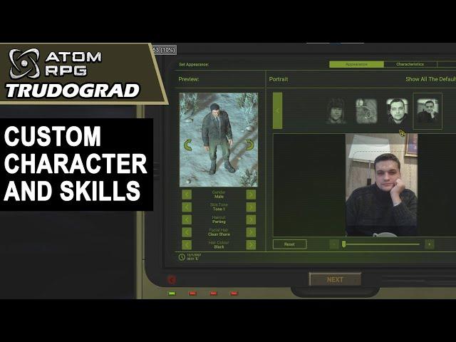 Custom character creation guide | Best skills for starting a new game | Atom RPG Trudograd