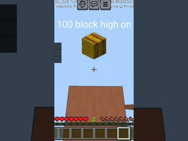 100 blook high jump  on heybell and more #minecraft #ytshorts #spicygaming #facts @spicy_gaming1423