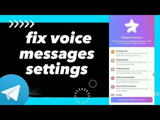 How To Fix Voice Messages Settings On Telegram App