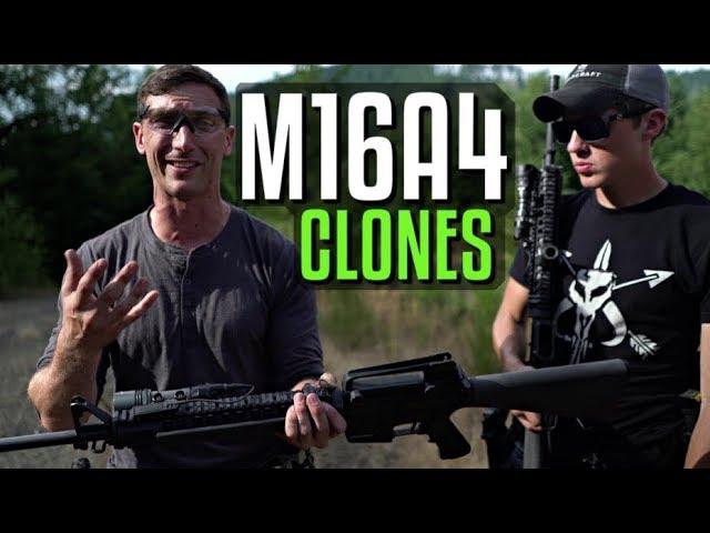 Lucas Botkin and Garand Thumb on M16A4 Clones