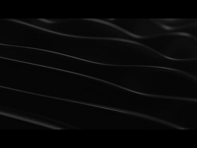 3d abstract waves black background