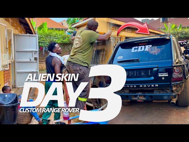 DAY- 3 CUSTOMIZING ALIEN SKIN’s RANGE ROVER TO HAMMER