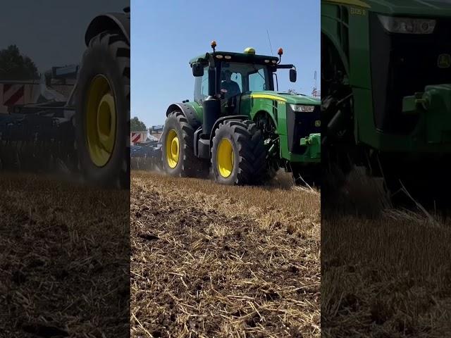 John Deere 8335r + Lemken rubin 9 #shorts