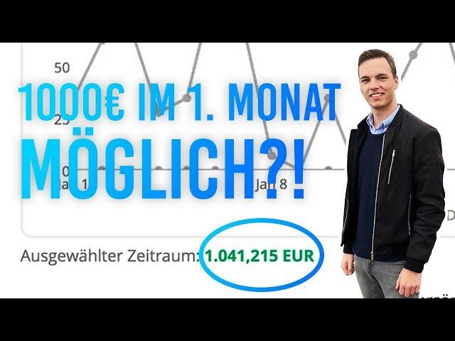 Affiliate Marketing für Anfänger - 1000€ im 1. MONAT wirklich möglich?