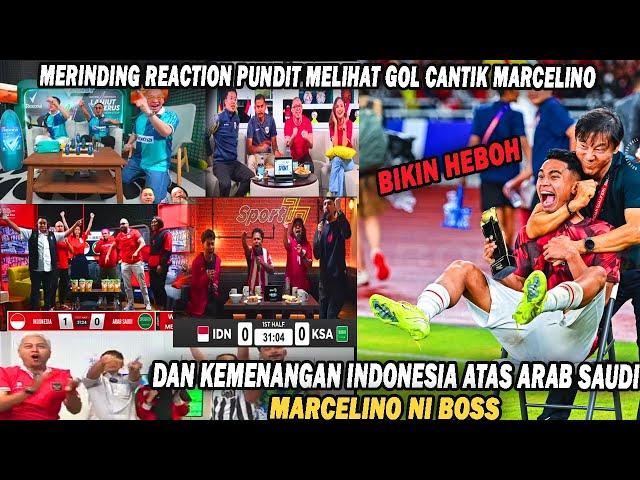 MERINDING! REACTION PUNDIT MELIHAT GOL CANTIK MARCELINO COACH JUSTIN,BUNG BINDER,VALENTINO,MAMAT