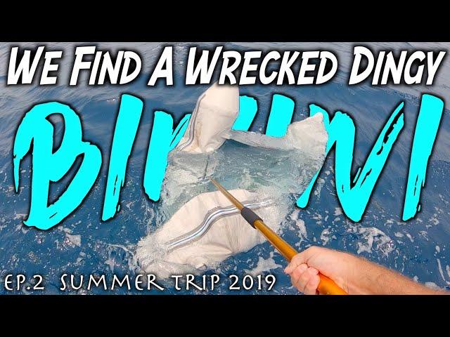 Found A Wrecked Dinghy | Bimini Crossing Ft Lauderdale to Bahamas | Sapona Shipwreck | Triangle Rock