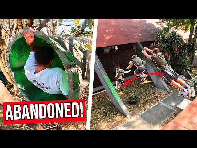 PARKOUR at ABANDONED WATERPARK | XXL MEXICO VLOG 