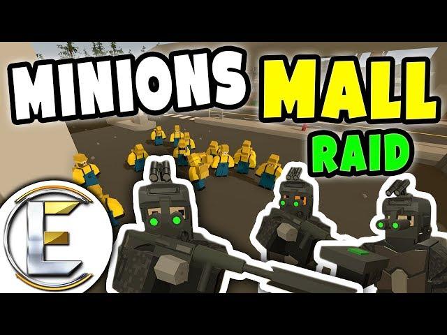 THE MALL RAID | Minions attack the mall with C4 - Unturned Defence Roleplay