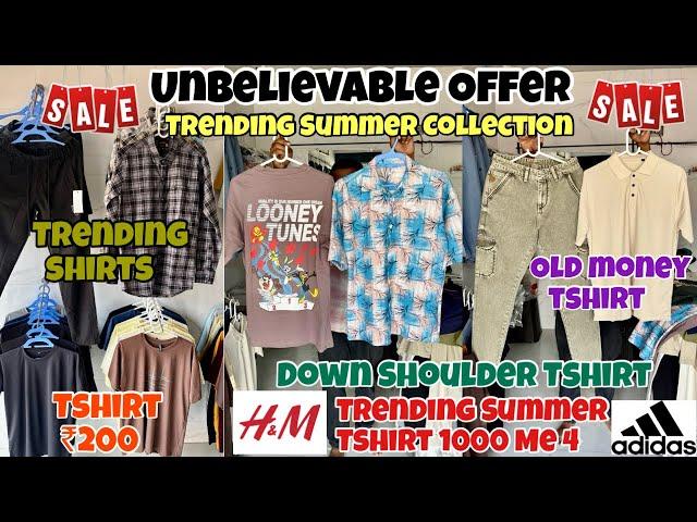 Unbelievable Offer | Puma, Lacoste, H&M Tshirt ₹200 | Summer Collection | Mumbai Cheapest Clothes