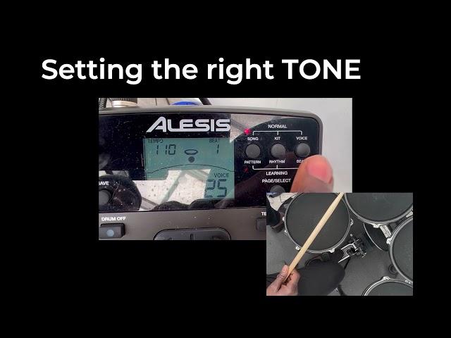 SETTING MY tONE ON ALESIS SURGE MESH KIT