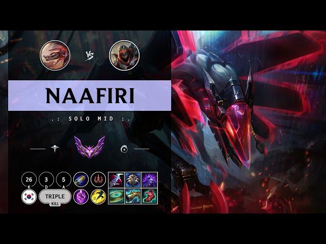 Naafiri Mid vs Zed - KR Master Patch 14.9