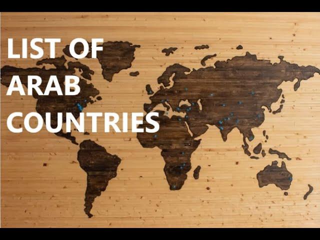 list of arab countries