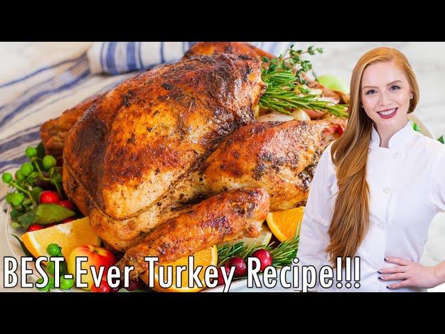 The BEST-Ever Garlic Butter Turkey Recipe! Super JUICY & Delicious!! (Hundreds of 5-star Reviews!!!)