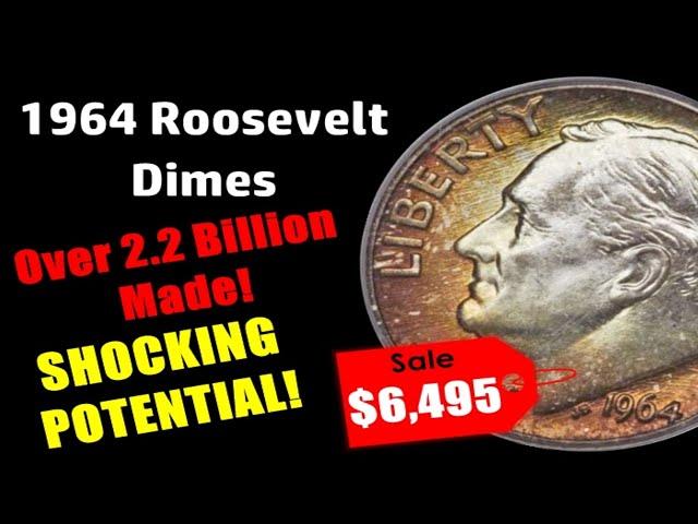 1964 Roosevelt Dime SHOCKINGLY HIGH Potential - Valued As High As $8,500!