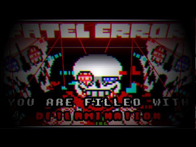 [NO AU] Fatal Error: Sans Fight || Undertale Fangame [BossHim Take]