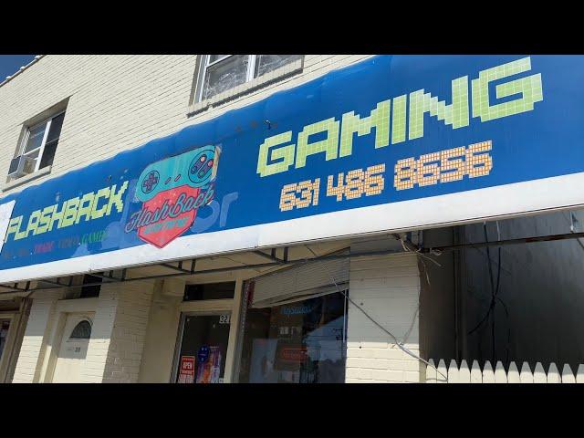 Flashback Gaming Retro Store In East Northport, New York!! Video Walkthrough And Review!!