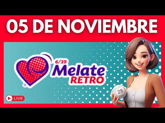 MELATE RETRO Resultados de HOY 05 de Noviembre 2024 