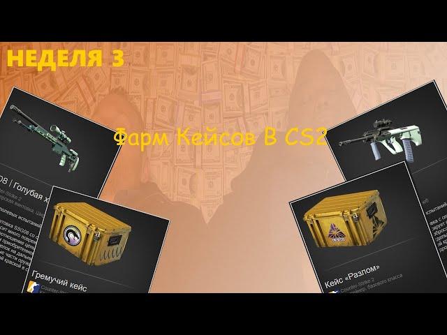 Фарм кейсов в CS2 / Неделя 3 / Удача не на моей стороне! / Розогрышь АУГа