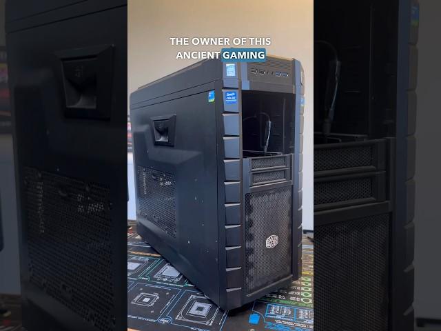 Ancient Gaming PC! #pcrepair #computerrepair #computer #gamingpc