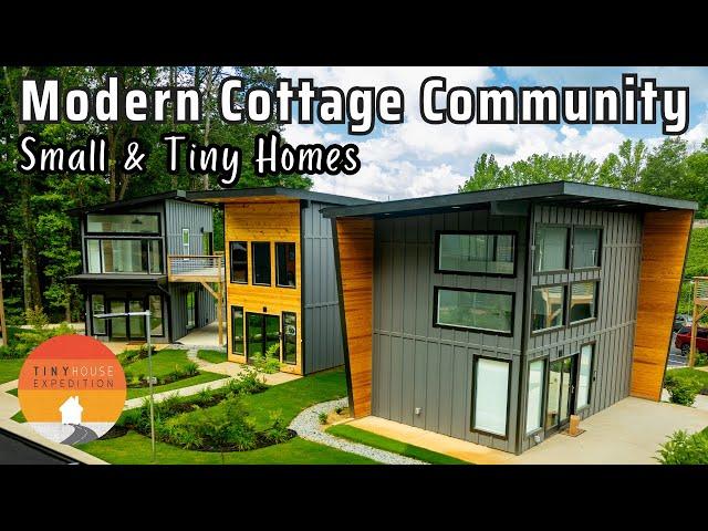 His Incredible Modern Cottage & Tiny House Community in Atlanta metro