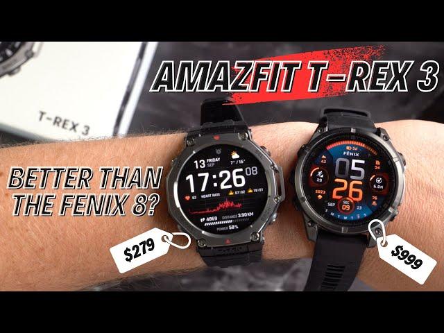 Amazfit T-Rex 3 Review: A Garmin Fenix 8 Alternative For $279?