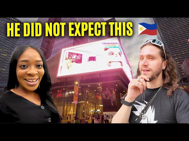 My AMERICAN Friend Visits BGC Philippines for the FIRST TIME 