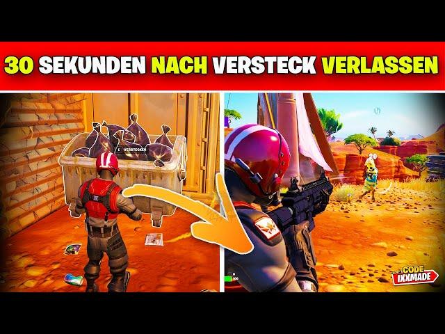 Triff einen Gegner innerhalb von 30 Sekunden nachdem du ein Versteck verlassen hast Fortnite Metalli