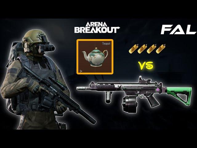 Using Short Barrel Fal In Lockdown Farm | Solo vs Squad | Arena Breakout