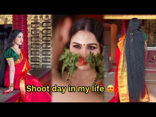 A Shoot Day in my life | Long hair | Makeover | Anushka Jayaraj