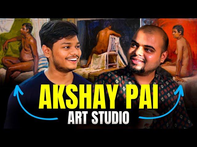 Indian Artist Art Studio Ft. Akshay Pai | Sanky Vlogs