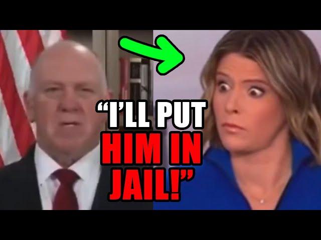 She wasn't READY for this Tom Homan response!! 