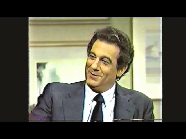 Plácido Domingo interview about Mexico earthquake relief (12 September 1986)