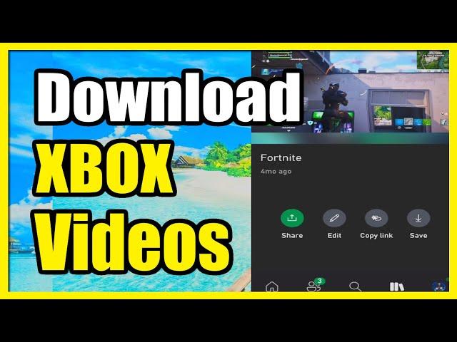 How to Download Xbox Video Recordings to your Phone (Xbox App Tutorial)