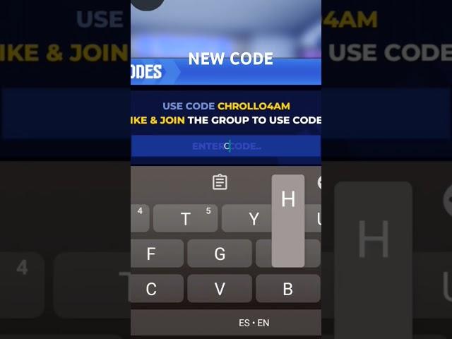 NEW Code! #roblox #bluelockrivals #code