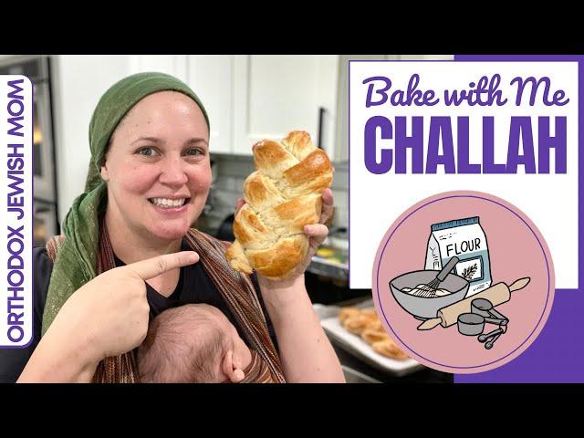 Bake Challah With Me | Challah Recipe | Orthodox Jewish Mom (Jar of Firelfies)