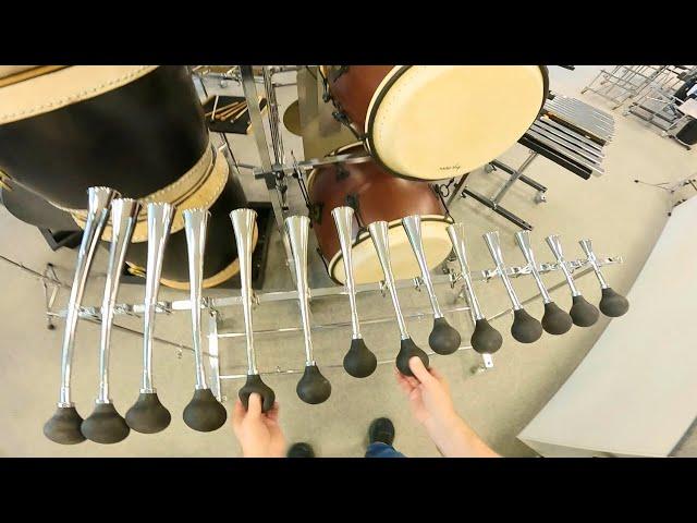 Airport Announcement Sound on a Ton of Musical Instruments! @kolbergpercussion