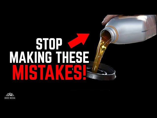 Don’t BLOW Your Engine: 5 Common Maintenance Mistakes to AVOID!