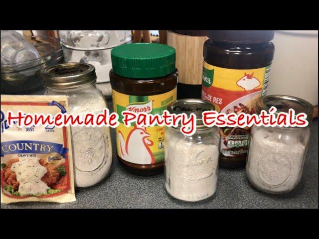 Pantry Essentials- Homemade gravy mix-Must Have Items-Things That Will Help Us Save Money & Time