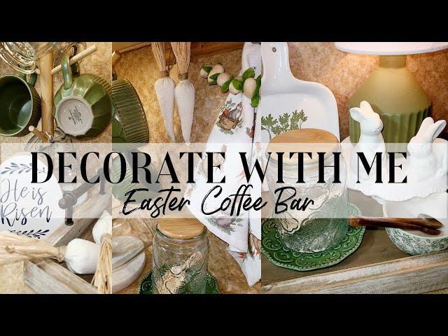 SPRING 2024 DECORATE WITH ME || SPRING COFFEE BAR 2024 || EASTER DECOR IDEAS || ROBIN LANE LOWE