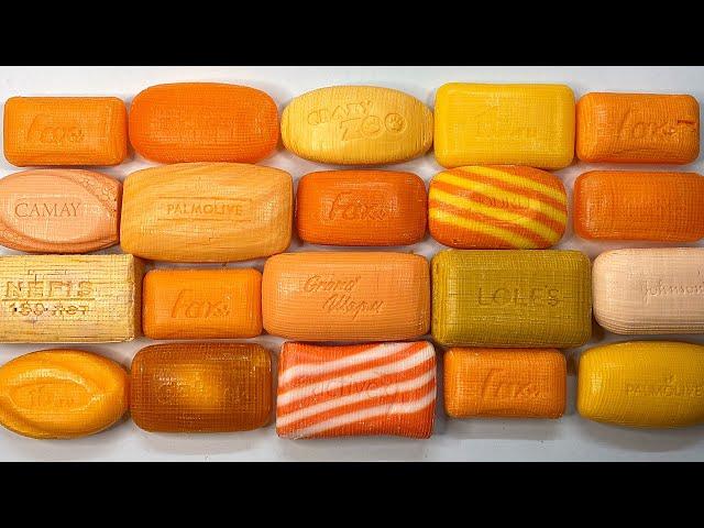 Orange SOAP CUBES Soap Cutting ASMR. Relaxing Sounds (no talking). Satisfying ASMR Video