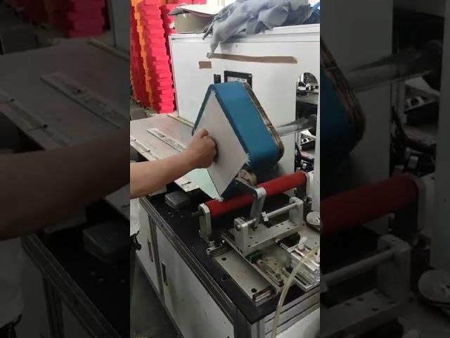 Round box making machine for 4 round corners box making