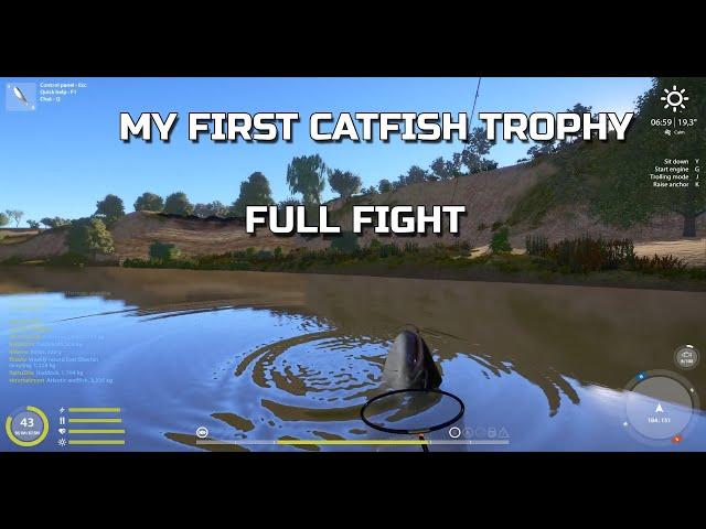 Russian Fishing 4 - My First Catfish Trophy 150,564 kg - Akhtuba River