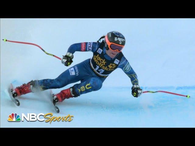 Breezy Johnson finishes third in women’s downhill in Val d'Isere | NBC Sports