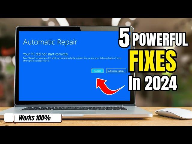 5 Powerful FIX "Automatic Repair Loop" Startup Repair Couldn’t Repair Your PC in Windows 10/11