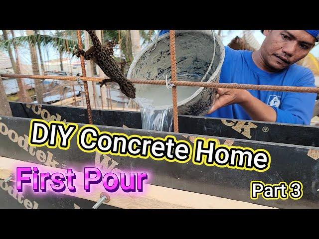 Cast Concrete HOME Building Easy and Cheap Part 3