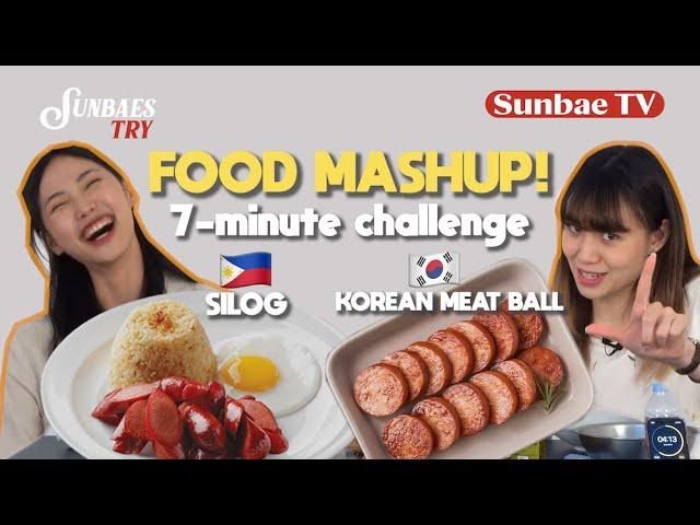 K-Silog?!  Filipino Korea Food Mashup 7-Minute Challenge!