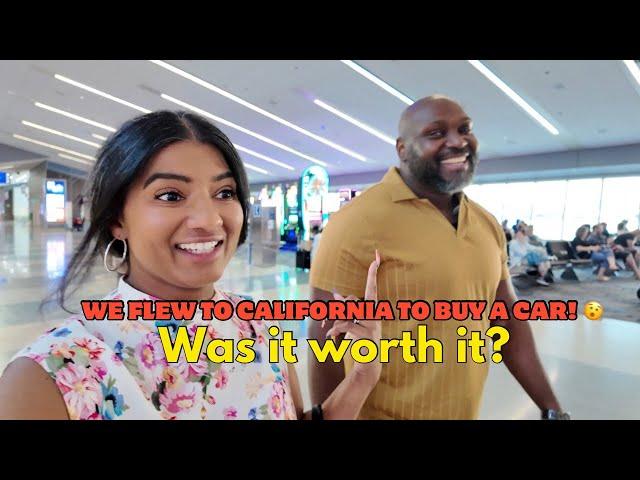 Flew to California to Buy Our Dream Car! | Car Shopping Adventure, New Car Reveal & Road Trip